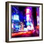 Times Square Night, New York-Tosh-Framed Art Print