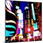 Times Square Night, New York-Tosh-Mounted Art Print