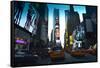 Times Square, NYC-Anthony Butera-Framed Stretched Canvas