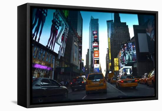 Times Square, NYC-Anthony Butera-Framed Stretched Canvas