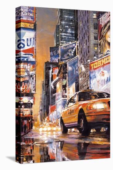 Times Square Perspective II-Matthew Daniels-Stretched Canvas