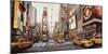 Times Square Perspective-John B^ Mannarini-Mounted Art Print