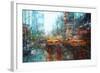 Times Square Reflections-Mark Lague-Framed Art Print