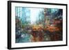 Times Square Reflections-Mark Lague-Framed Art Print