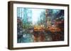 Times Square Reflections-Mark Lague-Framed Art Print