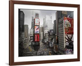 Times Square Rising-null-Framed Art Print