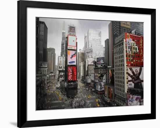 Times Square Rising-null-Framed Art Print