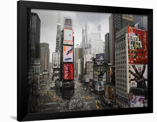 Times Square Rising-null-Framed Art Print