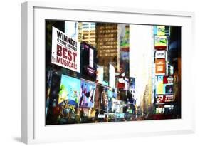 Times Square Sensation-Philippe Hugonnard-Framed Giclee Print