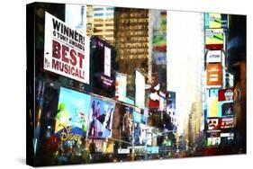 Times Square Sensation-Philippe Hugonnard-Stretched Canvas