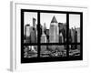 Times Square Skyscrapers at Sunset in Winter - Theater District - Manhattan, New York City, USA-Philippe Hugonnard-Framed Photographic Print