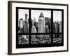 Times Square Skyscrapers at Sunset in Winter - Theater District - Manhattan, New York City, USA-Philippe Hugonnard-Framed Photographic Print