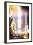 Times Square Snowstorm II-Philippe Hugonnard-Framed Giclee Print