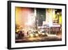 Times Square Snowstorm-Philippe Hugonnard-Framed Giclee Print