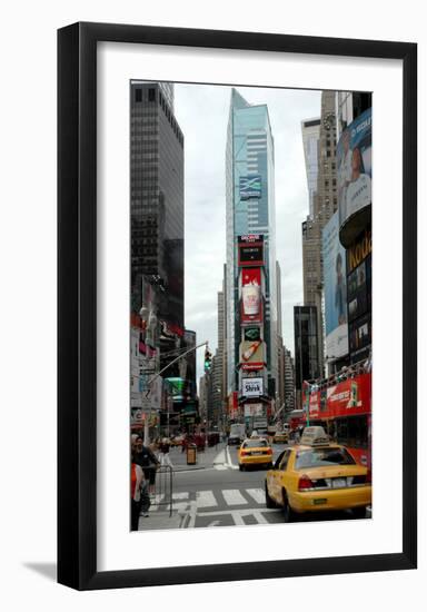 Times Square South-Igor Maloratsky-Framed Art Print