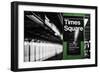 Times Square Subway Green-Susan Bryant-Framed Photographic Print