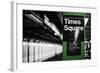 Times Square Subway Green-Susan Bryant-Framed Photographic Print