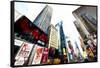 Times Square Temptation-Philippe Hugonnard-Framed Stretched Canvas