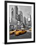 Times Square Traffic-Vadim Ratsenskiy-Framed Art Print