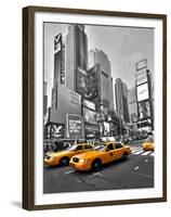 Times Square Traffic-Vadim Ratsenskiy-Framed Art Print