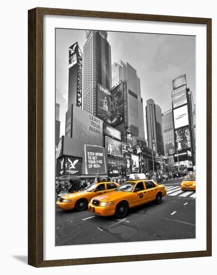 Times Square Traffic-Vadim Ratsenskiy-Framed Art Print