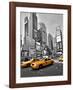 Times Square Traffic-Vadim Ratsenskiy-Framed Art Print