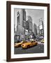 Times Square Traffic-Vadim Ratsenskiy-Framed Art Print