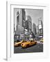 Times Square Traffic-Vadim Ratsenskiy-Framed Art Print