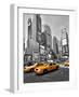 Times Square Traffic-Vadim Ratsenskiy-Framed Art Print