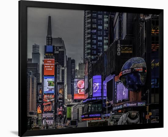 Times Square Uptown-null-Framed Premium Giclee Print