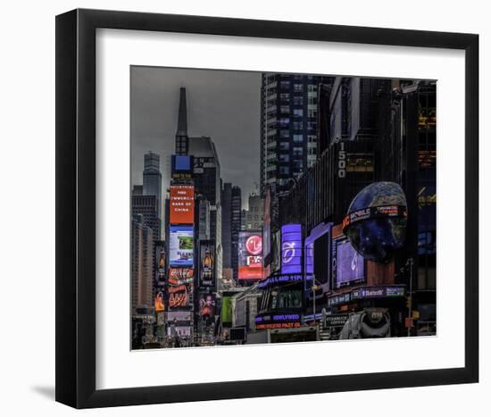 Times Square Uptown-null-Framed Art Print
