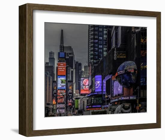 Times Square Uptown-null-Framed Art Print