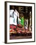 Times Square Urban Scene by Night - Manhattan - New York City - United States - USA-Philippe Hugonnard-Framed Photographic Print