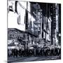 Times Square Urban Scene by Night - Manhattan - New York City - United States-Philippe Hugonnard-Mounted Photographic Print