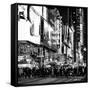 Times Square Urban Scene by Night - Manhattan - New York City - United States-Philippe Hugonnard-Framed Stretched Canvas