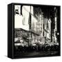 Times Square Urban Scene by Night - Manhattan - New York City - United States-Philippe Hugonnard-Framed Stretched Canvas