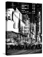 Times Square Urban Scene by Night - Manhattan - New York City - United States-Philippe Hugonnard-Stretched Canvas