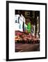 Times Square Urban Scene by Night - Manhattan - New York City - United States-Philippe Hugonnard-Framed Art Print