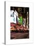 Times Square Urban Scene by Night - Manhattan - New York City - United States-Philippe Hugonnard-Stretched Canvas