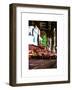 Times Square Urban Scene by Night - Manhattan - New York City - United States-Philippe Hugonnard-Framed Art Print