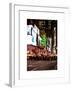 Times Square Urban Scene by Night - Manhattan - New York City - United States-Philippe Hugonnard-Framed Art Print