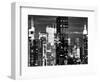 Times Square with Empire State Building, Architecture and Buildings, Manhattan, NYC-Philippe Hugonnard-Framed Photographic Print