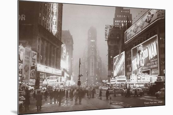 Times Square-null-Mounted Art Print