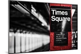 Times Square-Susan Bryant-Mounted Art Print