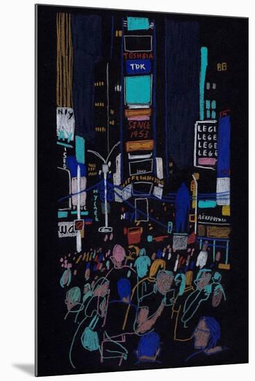 Times Square-Charlotte Ager-Mounted Giclee Print