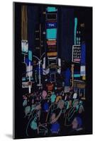 Times Square-Charlotte Ager-Mounted Giclee Print