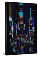 Times Square-Charlotte Ager-Stretched Canvas
