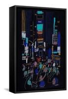 Times Square-Charlotte Ager-Framed Stretched Canvas