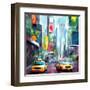 Times Square-Kimberly Allen-Framed Art Print