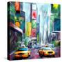 Times Square-Kimberly Allen-Stretched Canvas